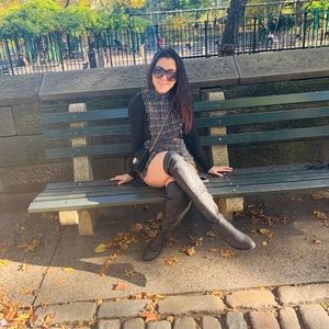 Vince camuto black thigh high boots